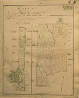 Saxala map from 1781-1782