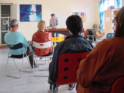 The audience was fascinated by the music of Fedor Gregoryev.